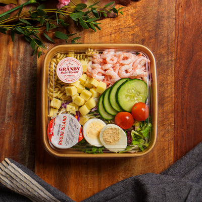 Pastasallad med Räkor & ost