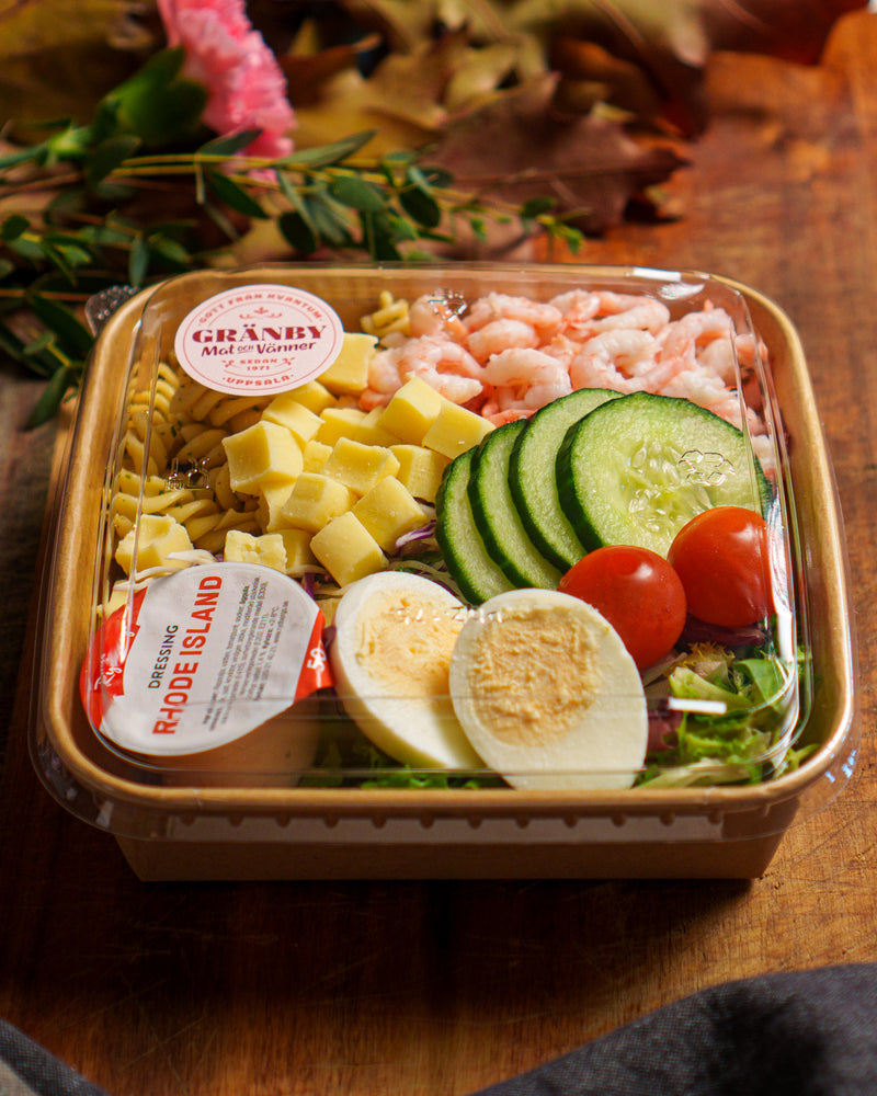 Pastasallad med Räkor & ost