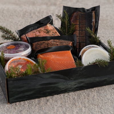 Stor jullåda Bergmans fisk