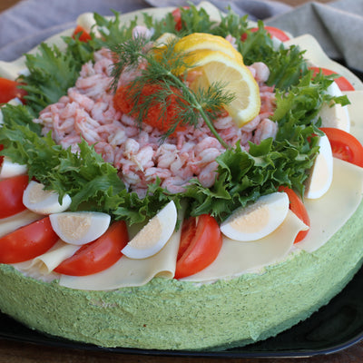 Smörgåstårta skagen