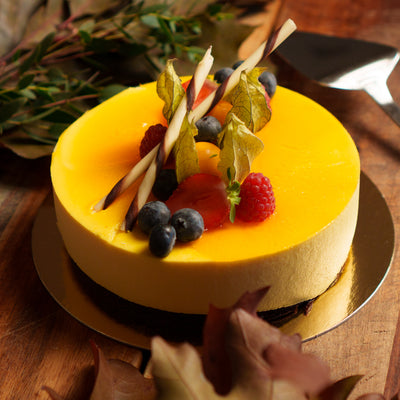 Moussetårta mango