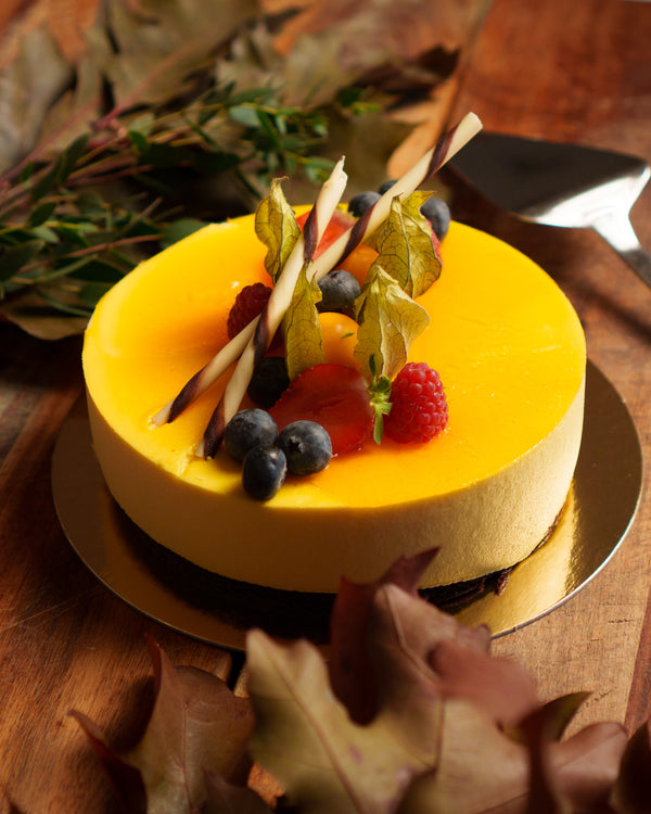 Moussetårta mango