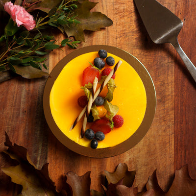 Moussetårta mango