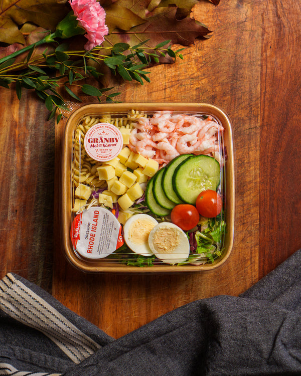 Pastasallad med Räkor & ost