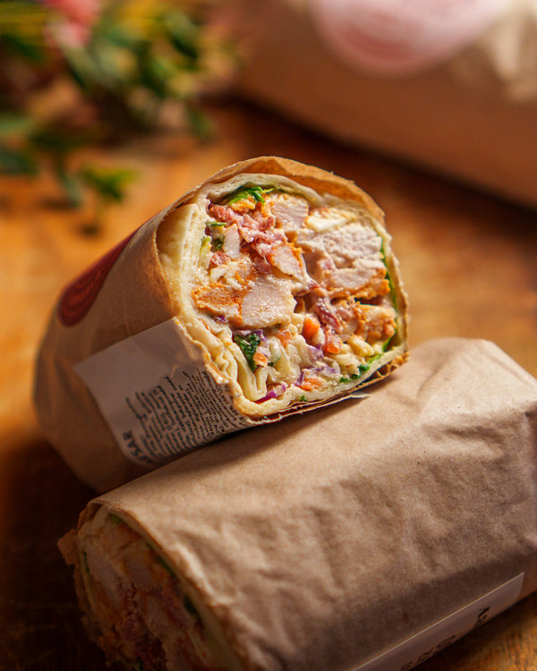 Wrap Caesar kyckling