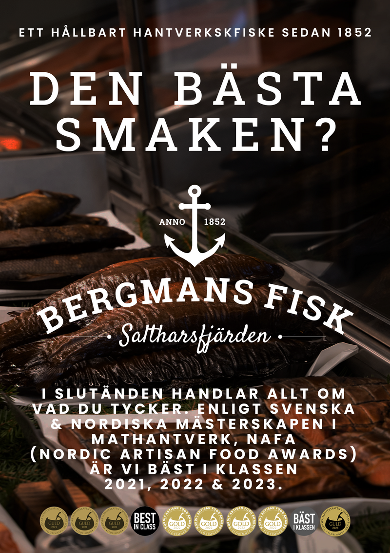 Stor jullåda Bergmans fisk